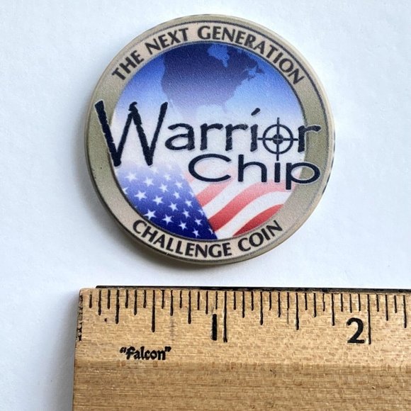Warrior Chip Next Generation Military & Law Enforcement Challenge Coin 1.7” - Picture 6 of 6